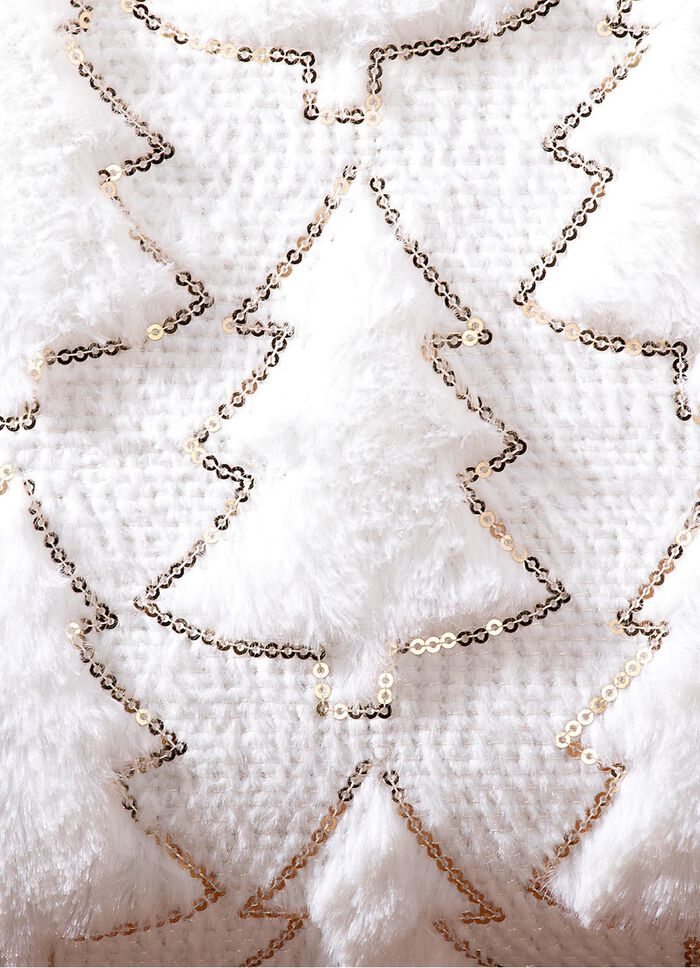 Kissenbezug in Strickoptik 