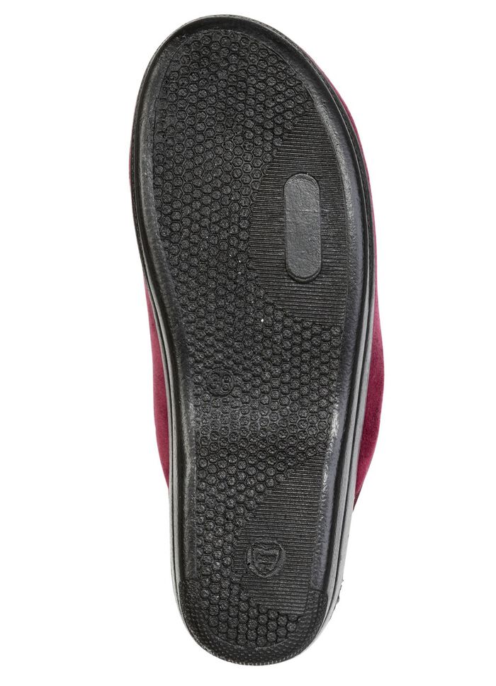 Zweierpack, klassische Damen-Hausschuhe, Weite G, mit funkelnden Glitzersteinchen 