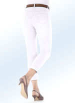 Basic-Jeans in 7/8-L&auml;nge WEISS