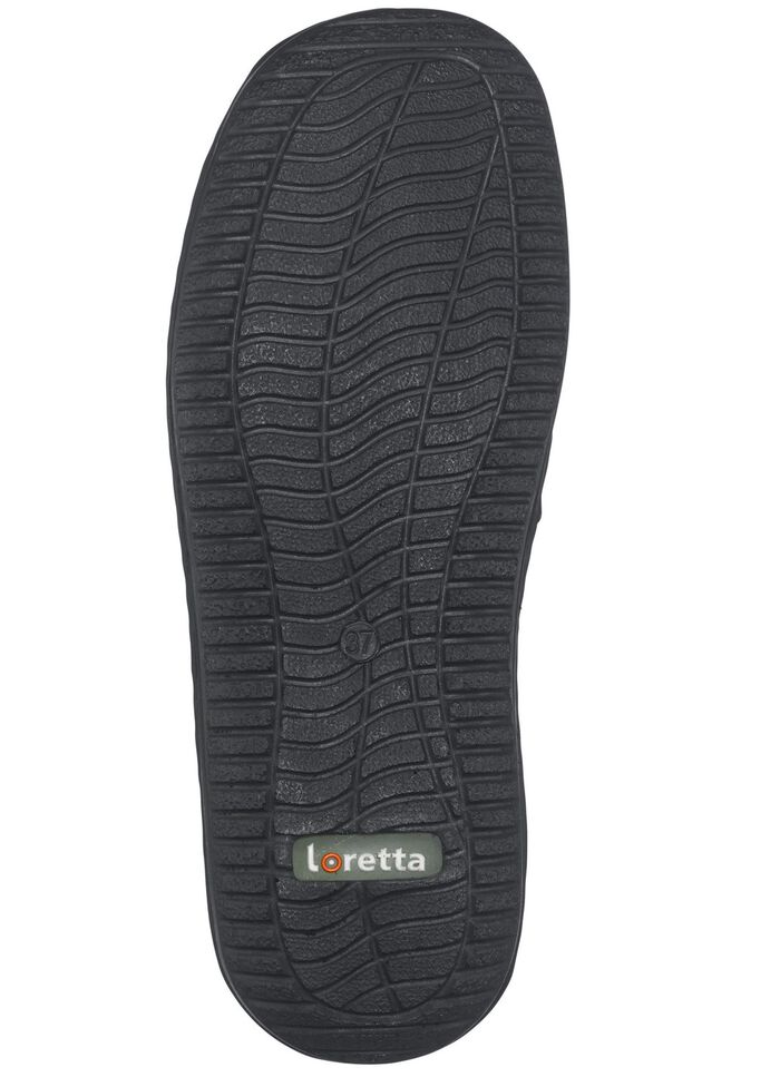 Schn&uuml;rschuh aus Nappaleder mit Knitter-Struktur SCHWARZ