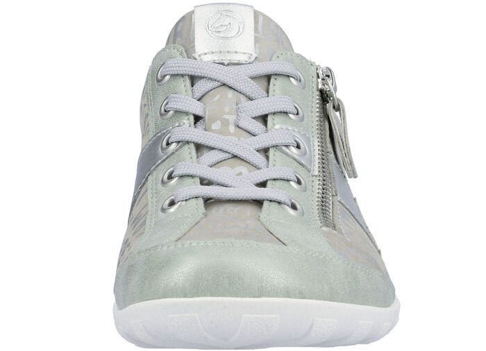 Remonte Sneaker mit bedruckten Besätzen MINT-SILBERGRAU
