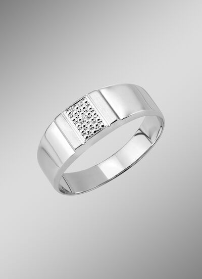 Edler Herrenring mit Diamant  Edler Herrenring mit Diamant
