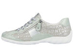 Remonte Sneaker mit bedruckten Besätzen MINT-SILBERGRAU