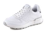 Sneaker aus Nappaleder WEISS