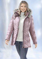 Jacke mit Längssteppung seitlich 