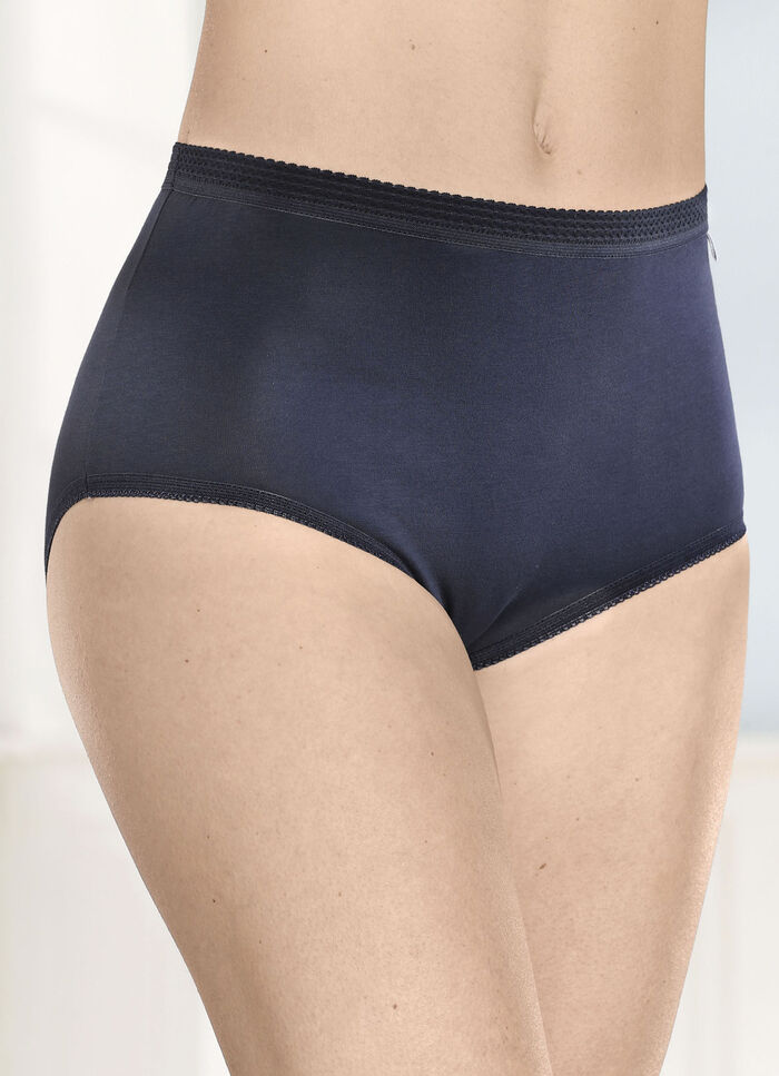 F&uuml;nferpack Slips mit elastischen Abschl&uuml;ssen MARINE