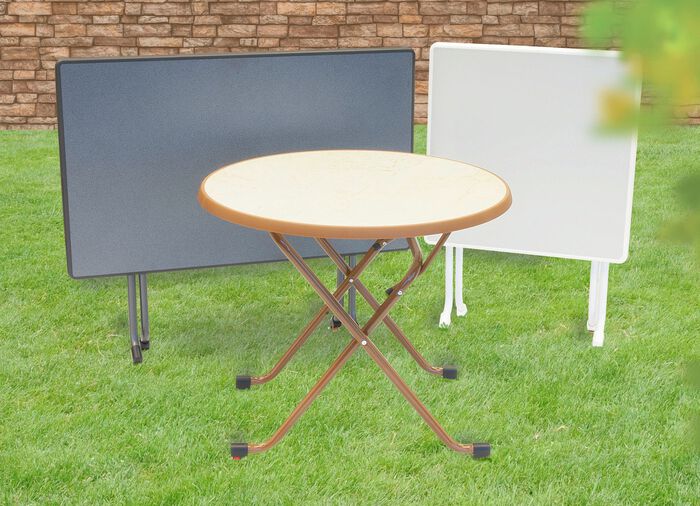 Wetterfeste Klapptische von MFG Freizeitm&ouml;bel 