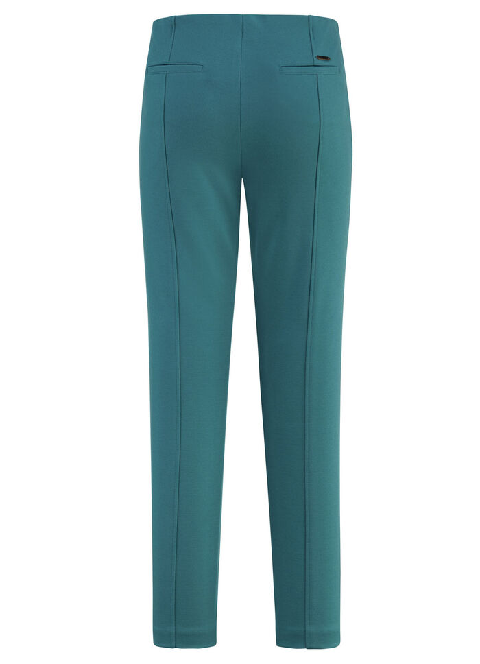 Jerseyhose mit Rei&szlig;verschluss-Taschen PETROL