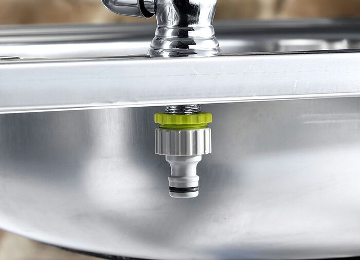 Outdoor-K&uuml;che aus Edelstahl 