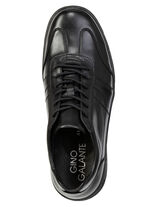 GINO GALANTE, schicke Herren-Schnürschuhe, mit herausnehmbarem Fußbett SCHWARZ