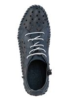 Gemini Bootie mit Knitter-Struktur 