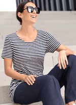 Shirt mit Ringeldessin 