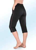 Caprihose mit bequemem Dehnbund SCHWARZ