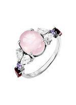 Zauberhafter Damenring mit echten Edelsteinen 