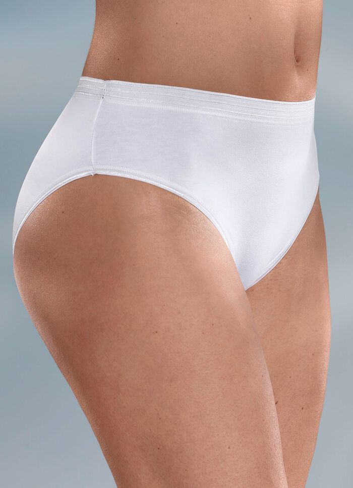 F&uuml;nferpack Slips mit gl&auml;nzenden Abschl&uuml;ssen 