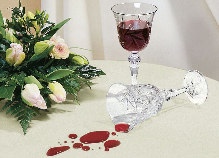 Tischdecke mit Fleckschutz-Ausr&uuml;stung 