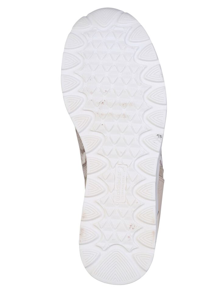 Waldl&auml;ufer, bequeme Damen-Schn&uuml;rschuhe, Weite H, mit herausnehmbarem Fu&szlig;bett BEIGE-GOLD