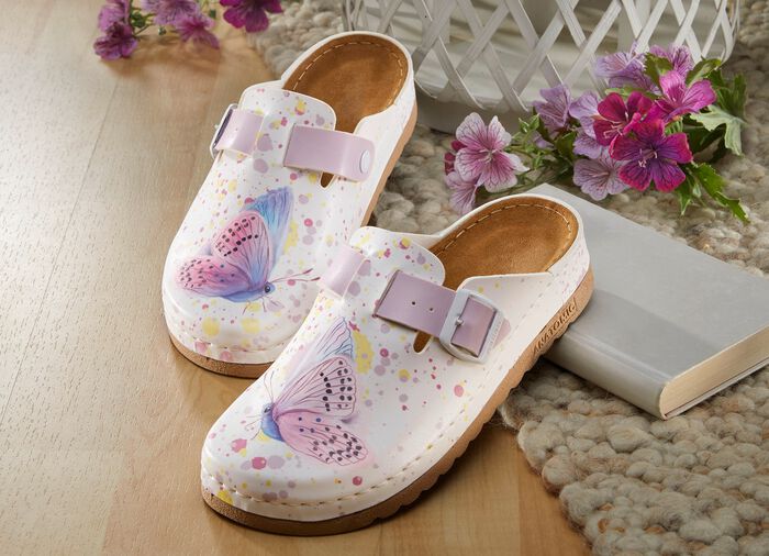 Bequemer Clog mit Weichschaumfu&szlig;bett 