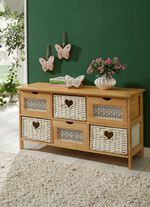 Romantische Kommodenserie aus Bambus 