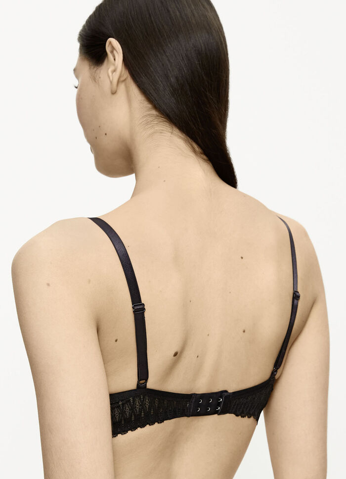 Triumph-Aura Spotlight Bügel-BH mit Elastikspitze SCHWARZ