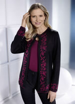 Strickjacke mit Schurwolle 