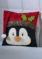 Kissenbezug Weihnachtspinguin 