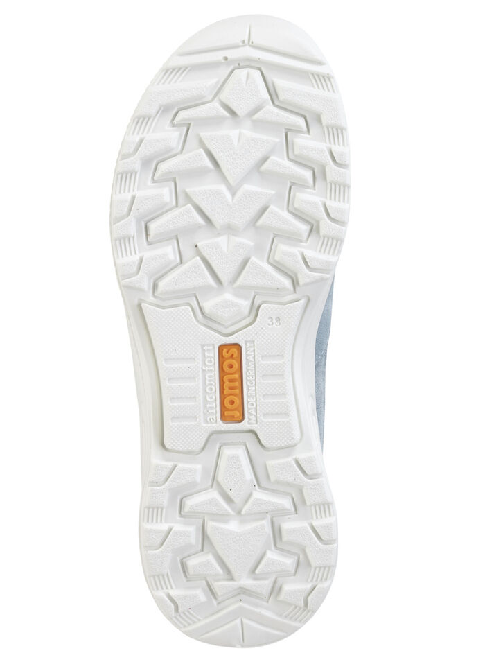 Schnürschuh aus Meshmaterial und Veloursleder HELLBLAU