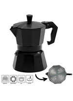 Espresso-Set, 4-teilig SCHWARZ