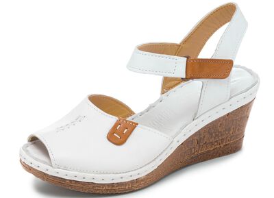 Gemini Sandalette aus schattiertem Rind-Nappaleder 