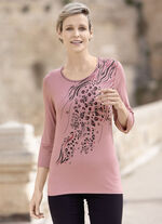 Shirt mit Flatlock-Naht in 2 Farben ROSENHOLZ