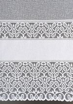 Blumenfenster-Store mit Universalschienenband 