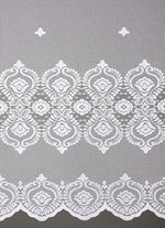 Blumenfenster-Store mit Universalschienenband 