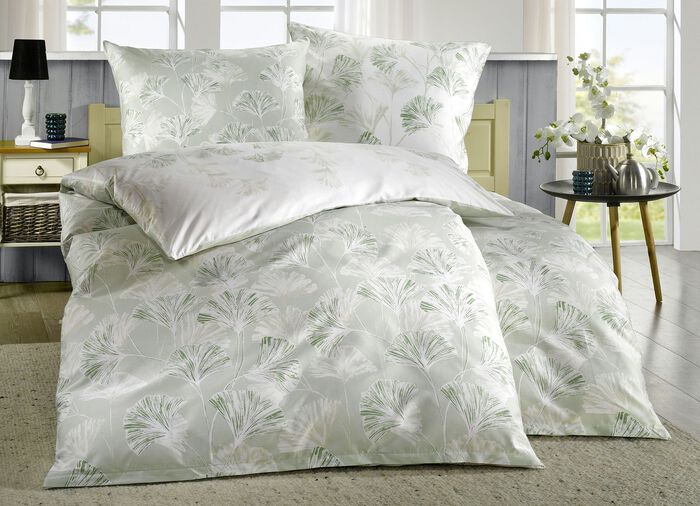 Mako-Satin Bettw&auml;sche-Garnitur 