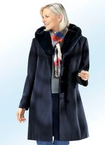 Kurzmantel mit fester Kapuze 