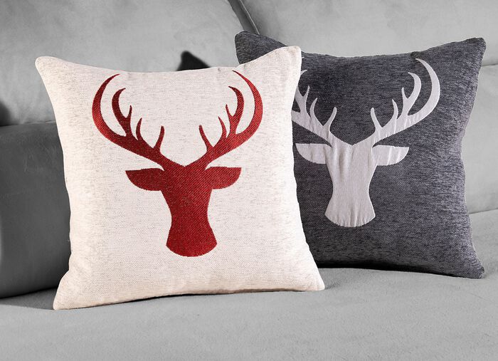 Kissenbezug in Chenilleoptik 