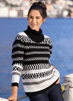 Pullover mit Ringeln in Mustermix 