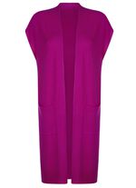 Long-Strickweste aus Kaschmir 