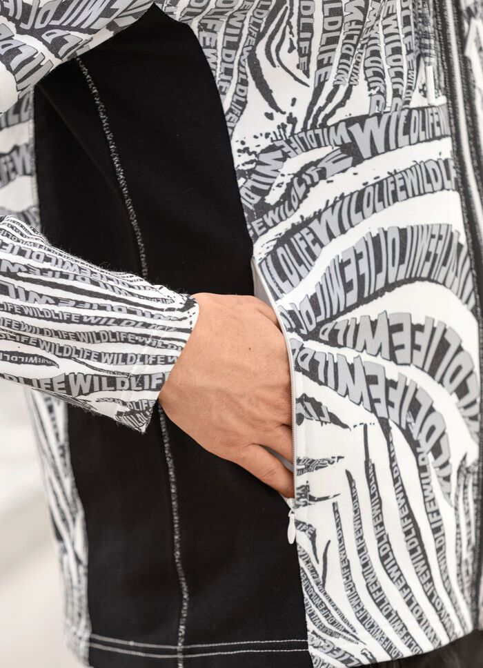 Shirtjacke mit praktischen Rei&szlig;verschlusstaschen 