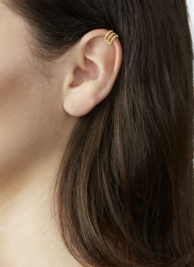 Moderne, 3-reihige Ohrklemme  Moderne, 3-reihige Ohrklemme