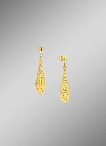 Diamantierte, bewegliche Ohrstecker 