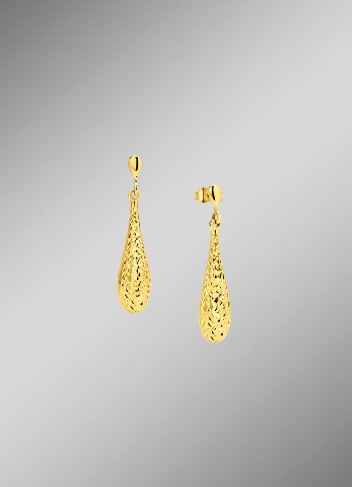 Diamantierte, bewegliche Ohrstecker 