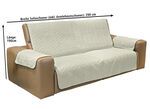 Wende-Schoner für Sessel oder Sofa BEIGE-BRAUN