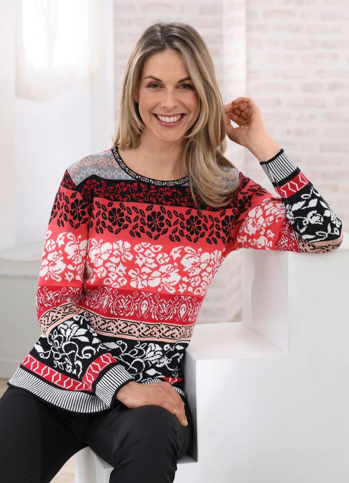 Pullover im Jacquardmuster 