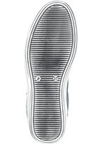 Gemini Schnürschuh mit praktischem Seitenreißverschluss JEANS