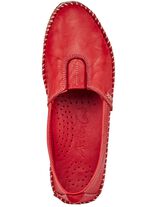 Andrea Conti, leichte Damen-Slipper, mit Gummizug ROT