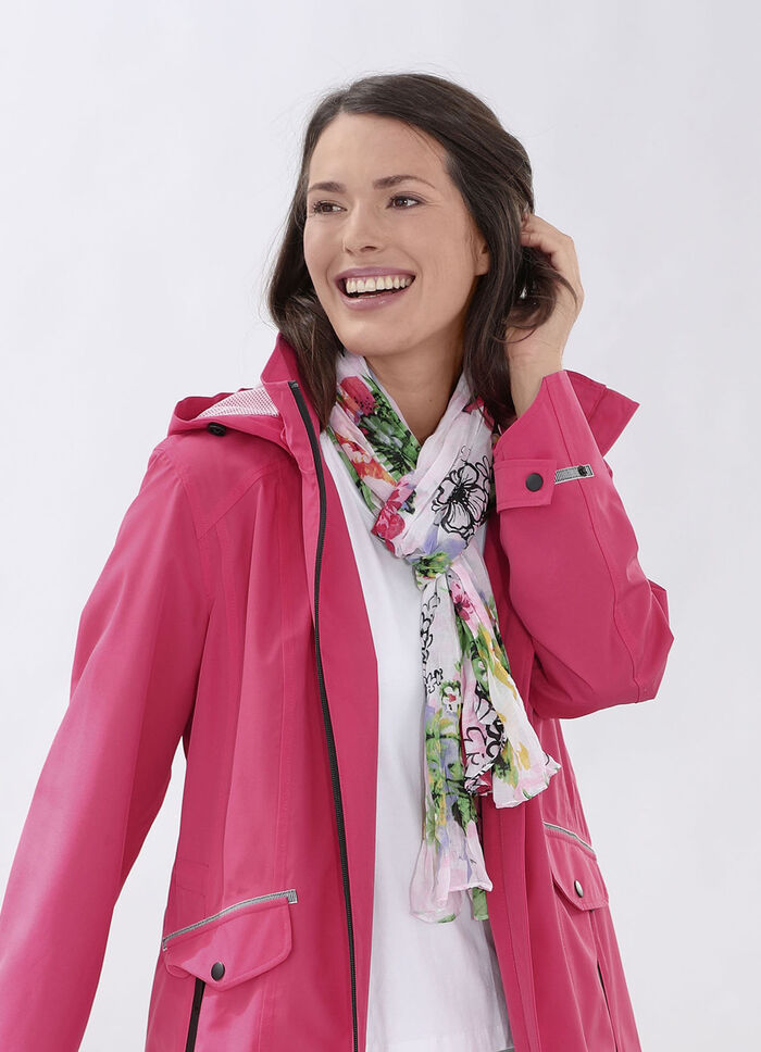 Schal mit raffiniertem Obstdessin 