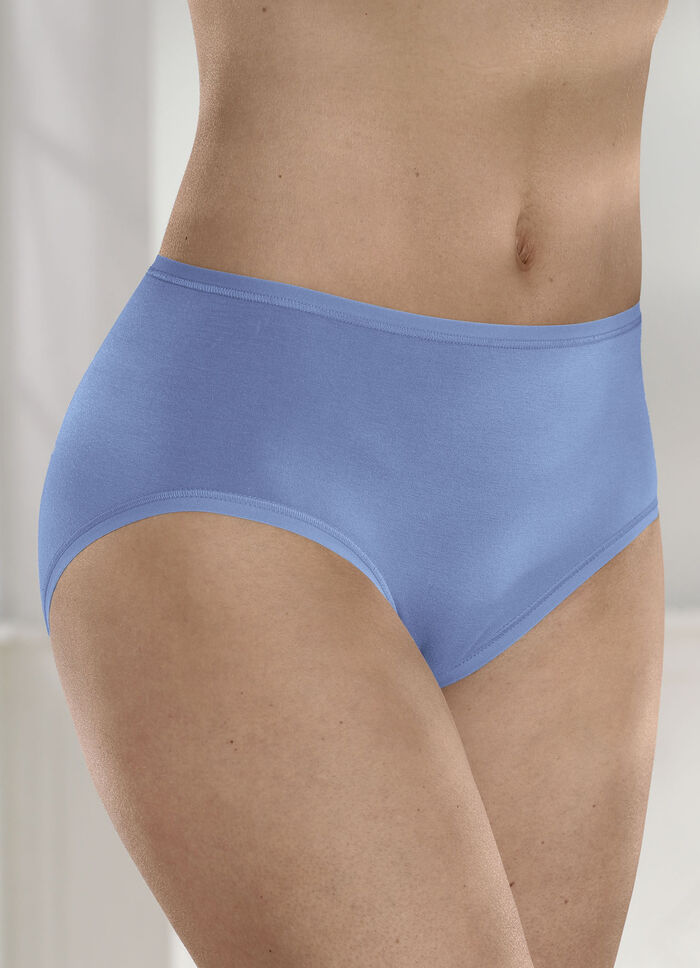 Speidel Dreierpack Slips mit flachen, elastischen Abschl&uuml;ssen AZURBLAU