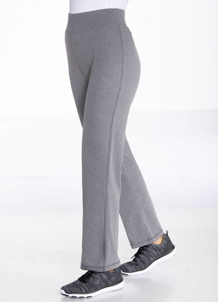 Jazzpants mit Dehnbund DUNKELGRAU MELIERT