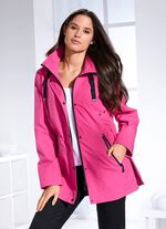 Funktionsjacke mit Rei&szlig;verschluss im R&uuml;ckteilkoller 