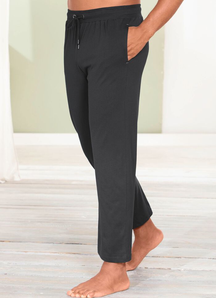 Zweierpack Schlaf- und Freizeithosen, lang, mit Durchzugsband und Seitentaschen 